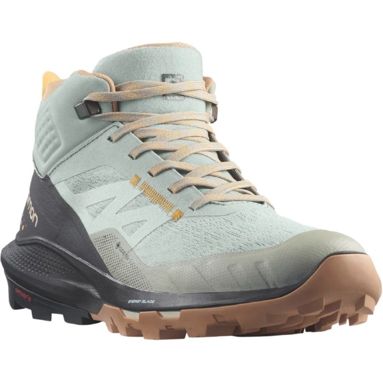 Salomon Outpulse Mid GTX Women's Hiking Boots Mint / Black | CA 57K23
